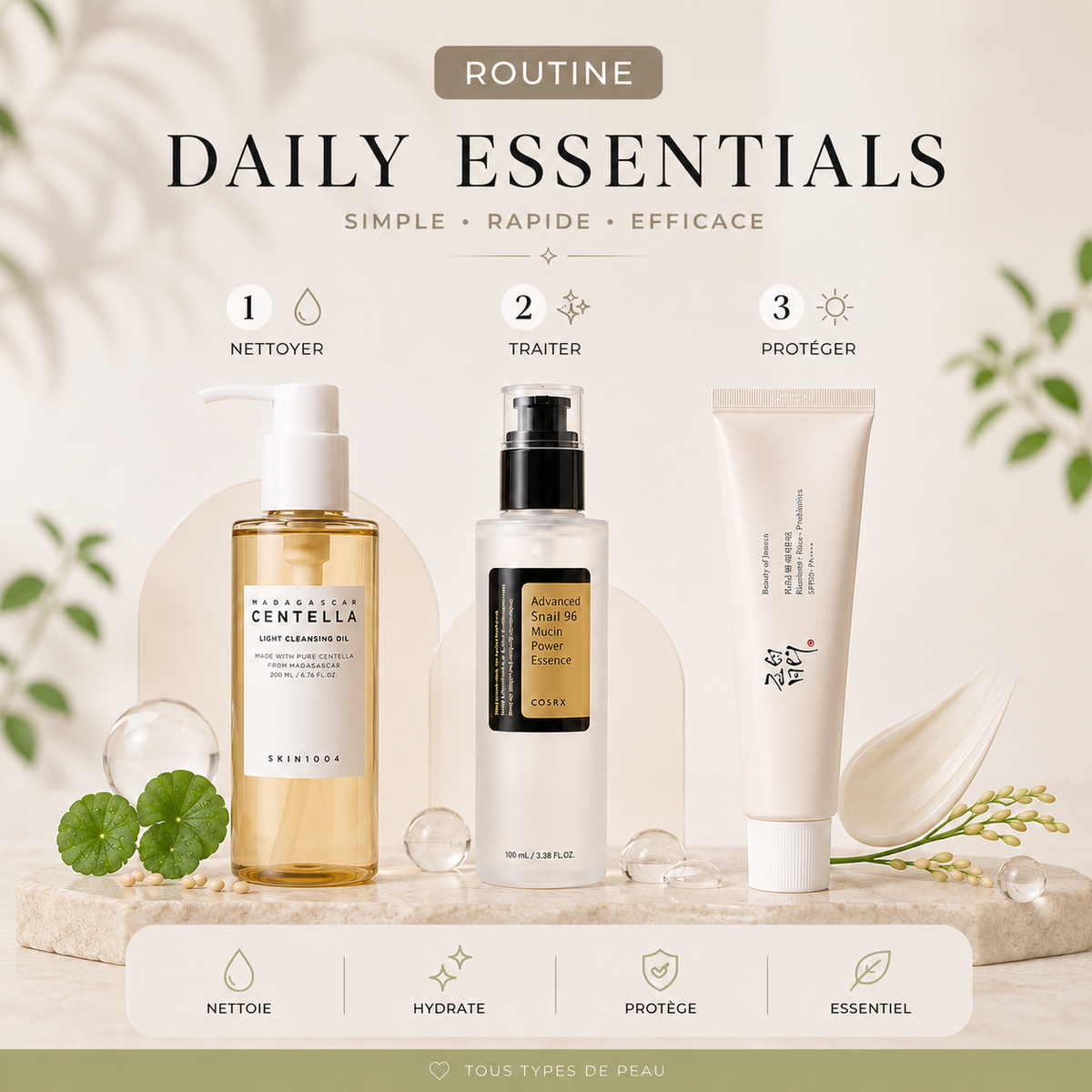 La routine Daily Essentials
